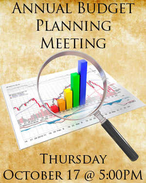 Annual Budget Planning Meeting